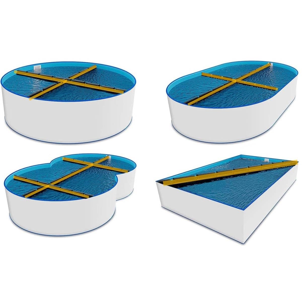 Evolution Lot de 12 flotteurs d'hivernage de 50 cm chacun - Pour la formation de glace - Piscine