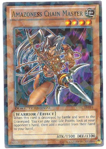 YU-GI-OH! - Amazoness Chain Master (DT07-EN004) - Duel Terminal 7A - Duel Terminal Edition - Parallel Rare