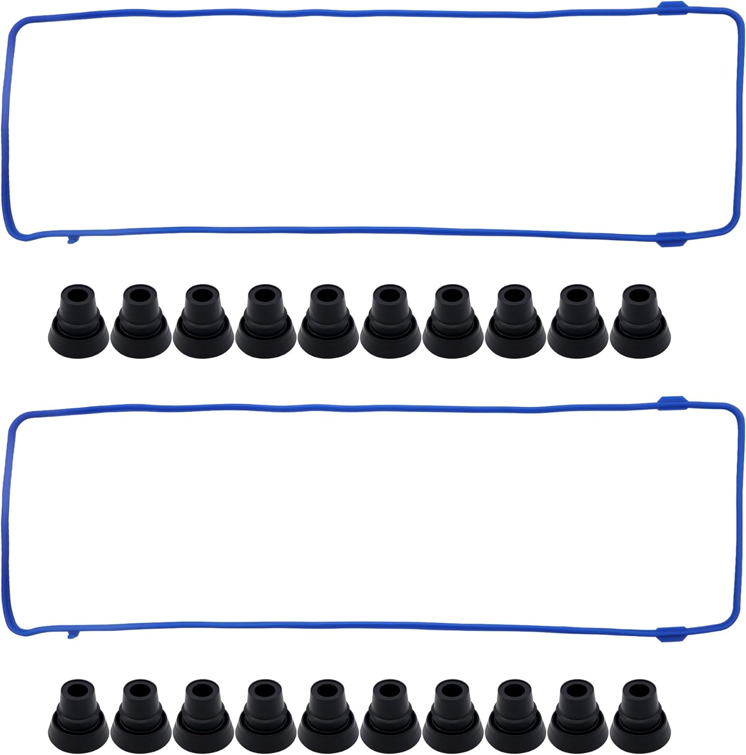 HiSport Valve Cover Gasket Set (replaces VS50377R) for Ford 4.6L Engines