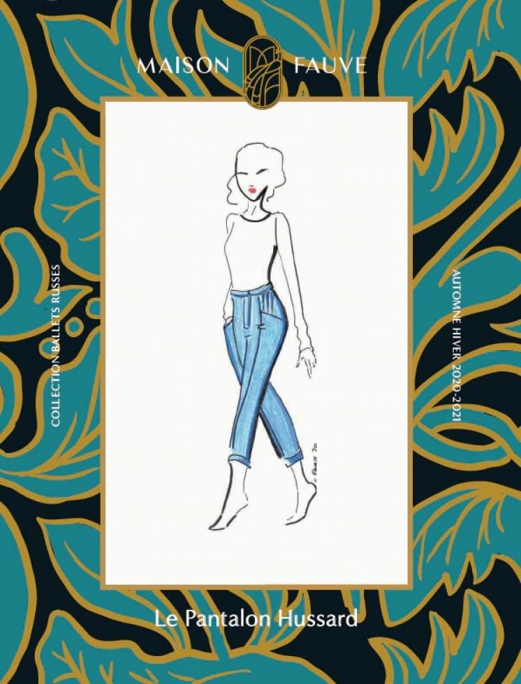 Maison Fauve Sewing Pattern Hussard Jeans Trousers 8 to 26