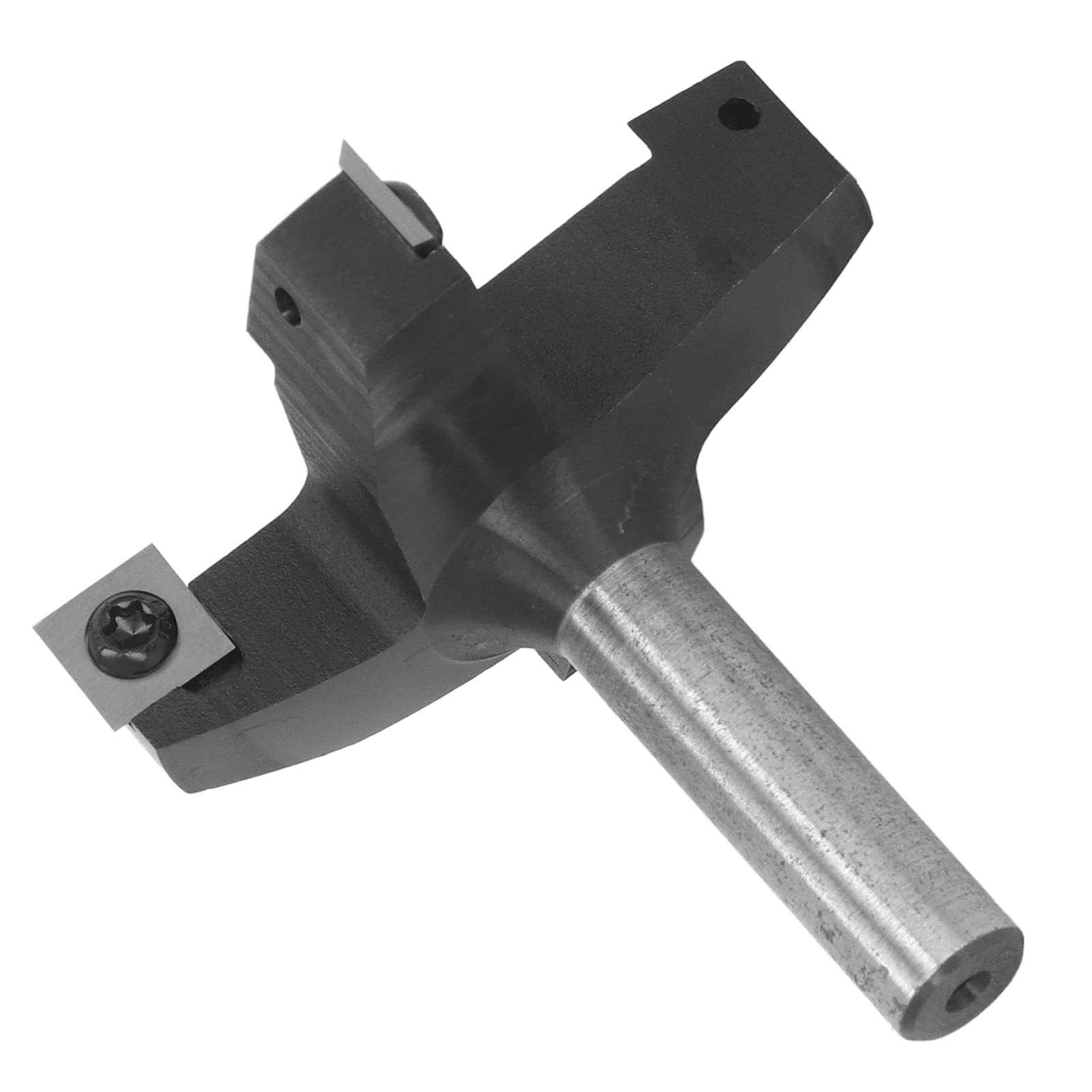 Frez Typu Spoilboard Stal Wysokowęglowa z Ostrzem ze Stopu YG8 Frez do Powierzchni 1 2 X 76 Mm 4 Rowki do Spłaszczania Płyt Struganie Drewna Frezowanie dla Stolarzy