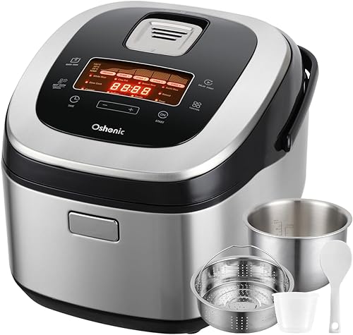 Miniatura 1 de Olla arrocera de 10 tazas sin cocer  20 tazas cocidas, calefacción por inducción y tecnología de lógica difusa, olla arrocera eléctrica inteligente