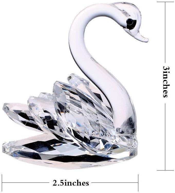 H&D HYALINE & DORA Crystal Animal Collection Figurines Paperweight Home Office Table Decor Ornament
