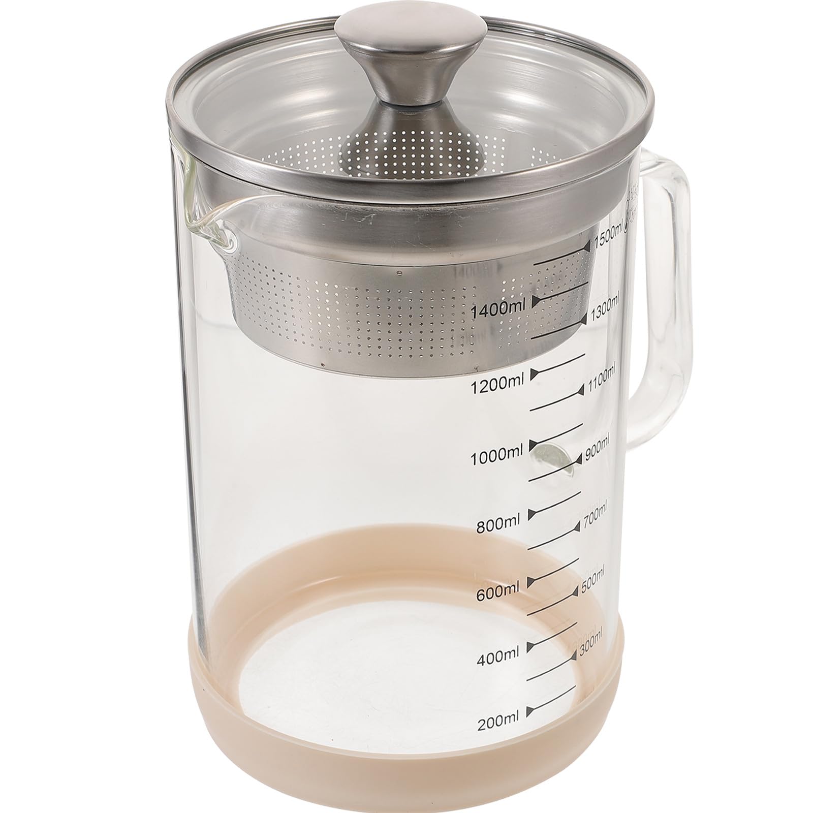 Filtre pour jus et lait de soja en verre borosilicaté pour vos petits déjeuners