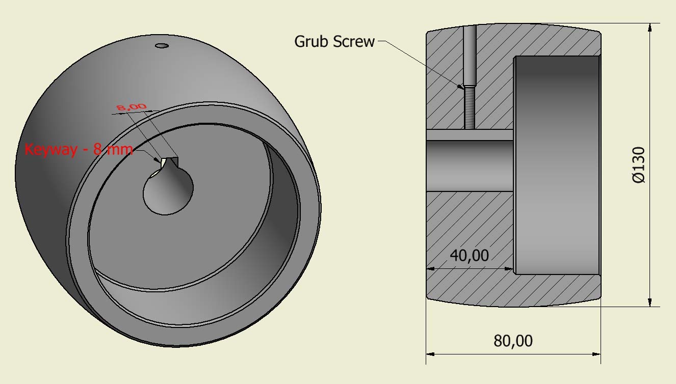 Smart Machines NY-5-24-3 Inch Schwarz 130 mm - 80 mm wide