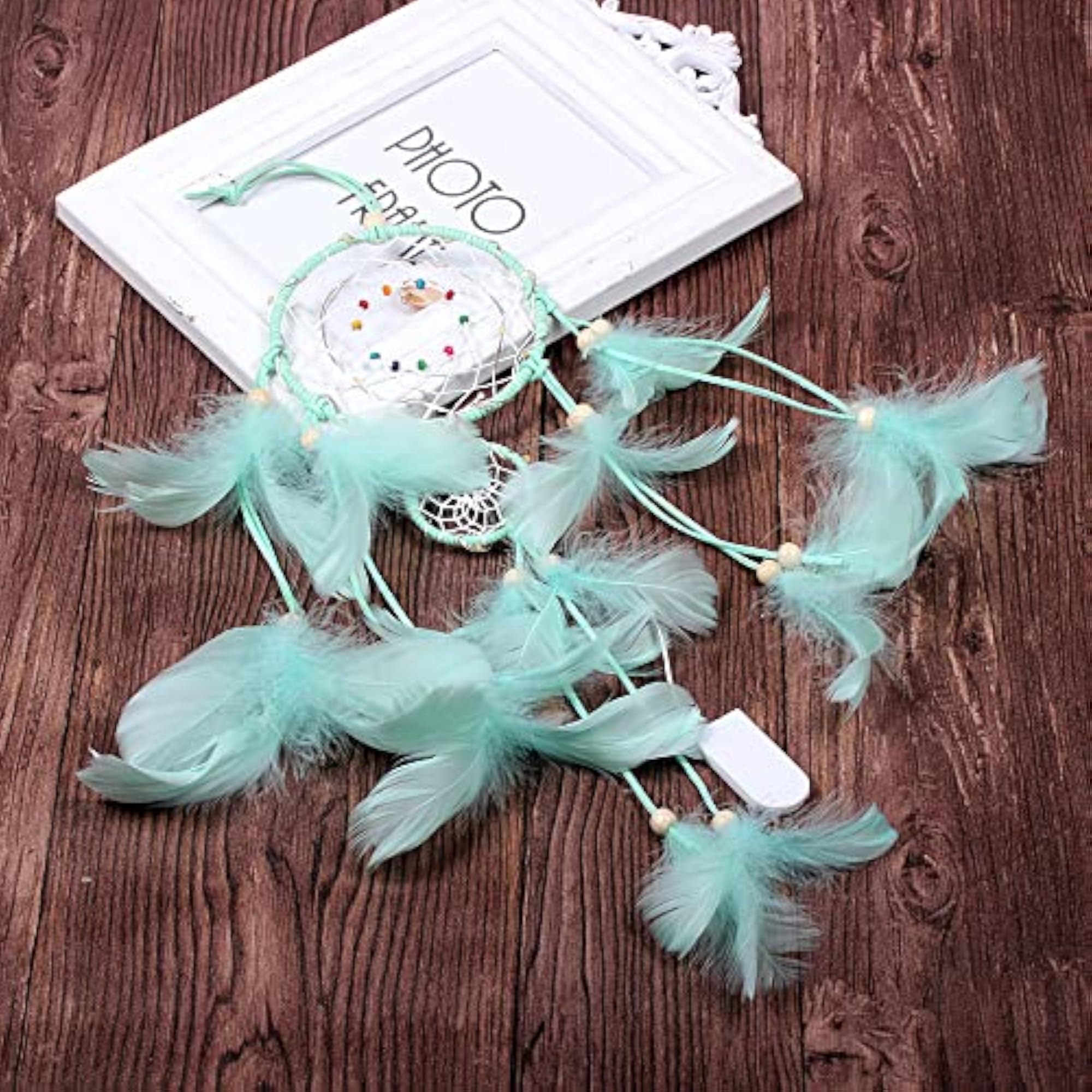 LED Dream Catcher Handmade Woven, Wall Decoration