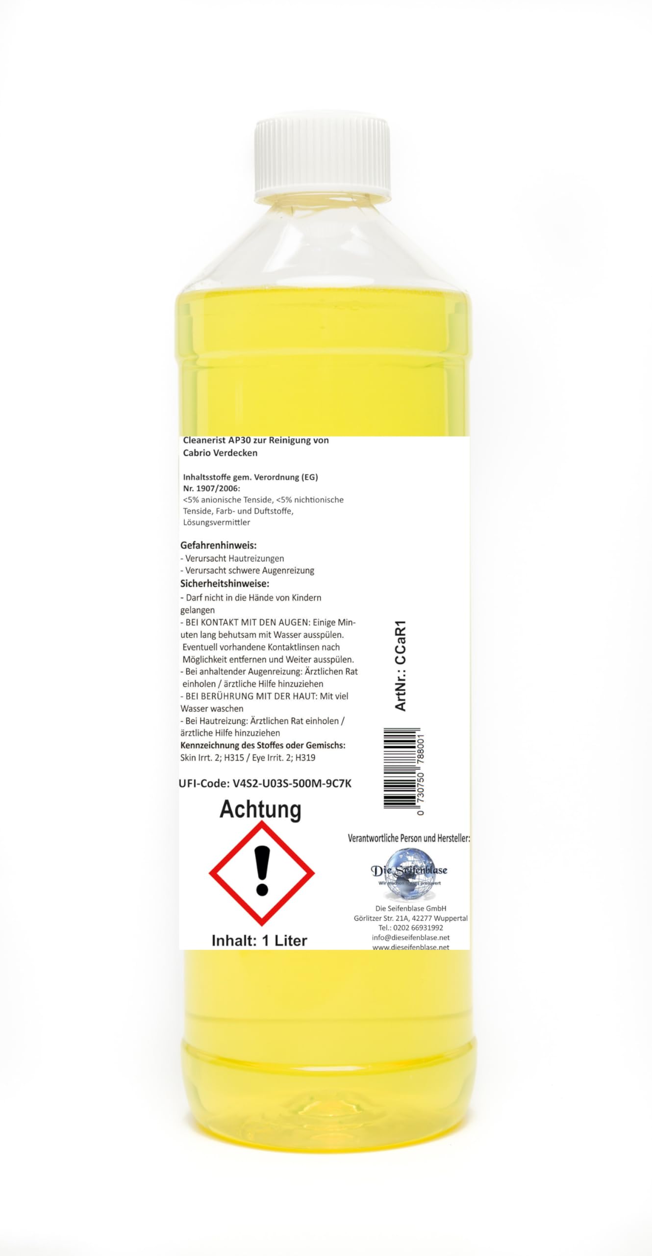 Cleanerist 1 + 1 litro Cabrioverdeck impregnante I Sigillante I Pulizia I Cura Set I Cabriodach I per copertura in tessuto, pelle, ecopelle e plastica (1 litri/11,95 Euro)