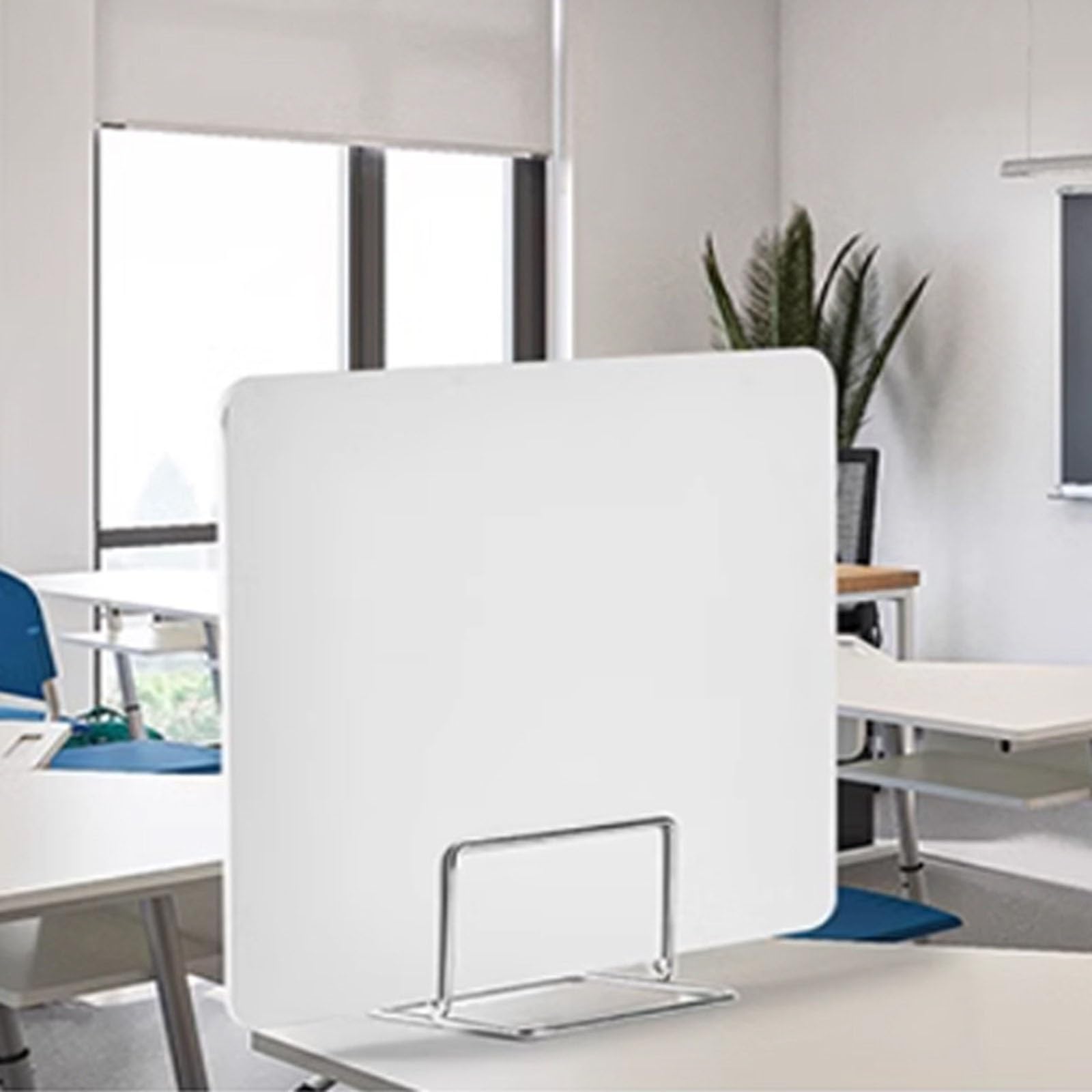 LWJSOCP Portable PVC Classroom Desk Partitions Detached Privacy Panel for Student Desks Office Cubicle Partition Restaurant Testing Dividers 40X40CM
