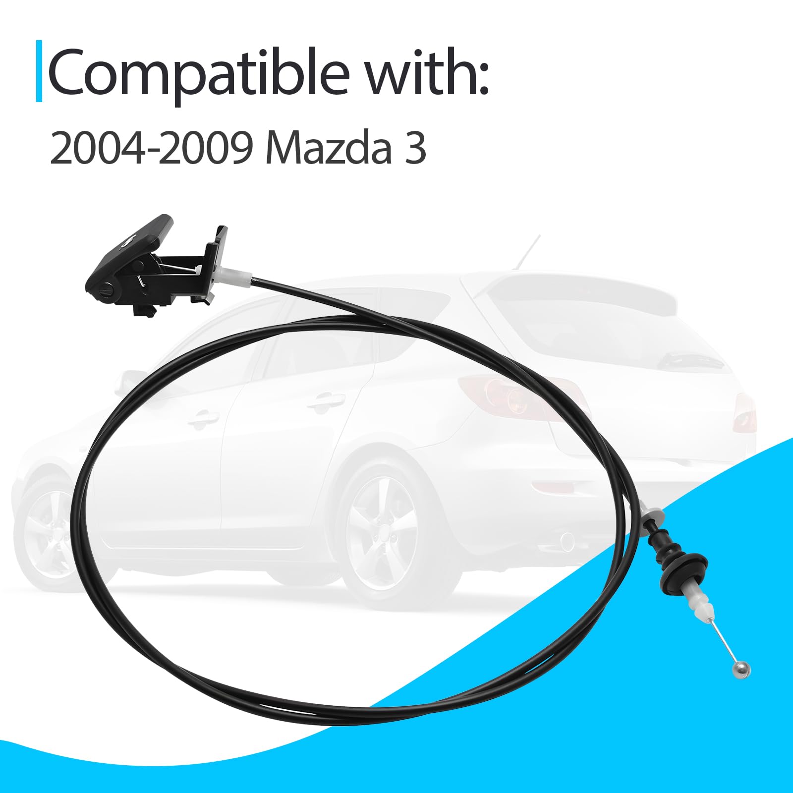 Amazon.com: BP4K56720 Hood Release Cable Compatible with 2004 2005