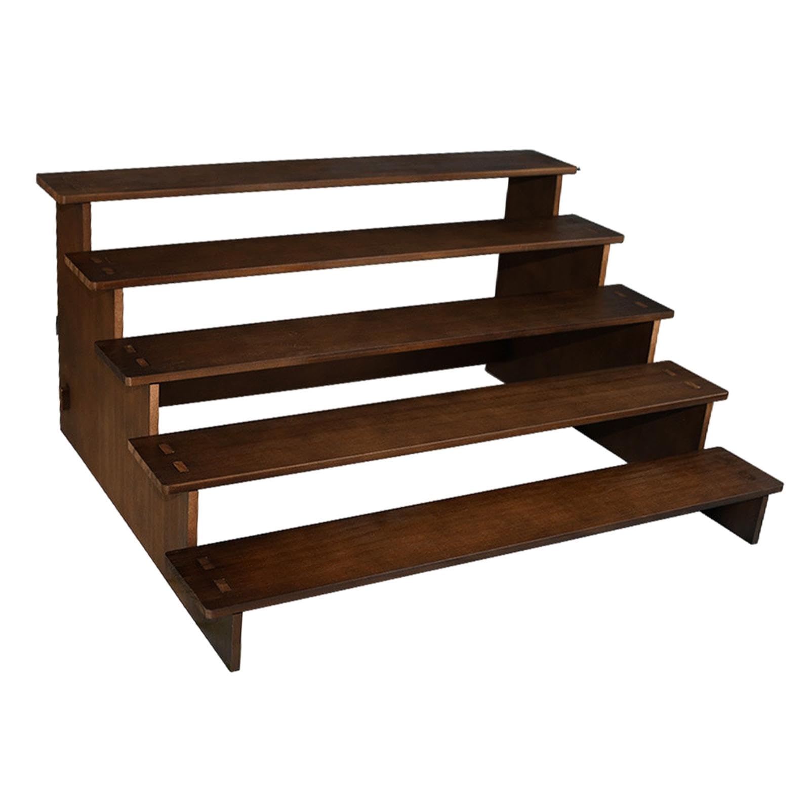 Präsentationsständer Aus Holz, Ständer Zur Warenpräsentation, Tischaufsteller für Gegenstände, Schmuckhalter, für Bastelarbeiten, 5 Lagen 50cm