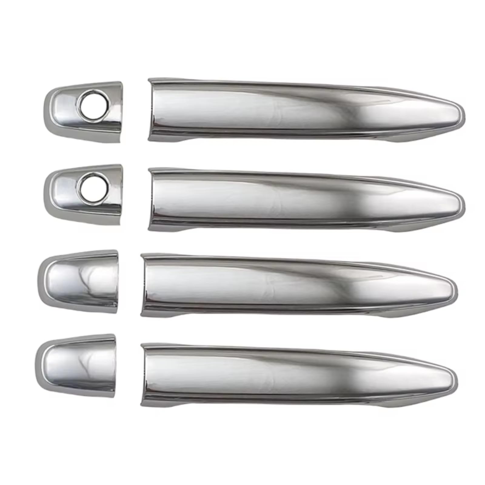 Zcxfdthf 2 Smart Chrome Door Handle Covers Part Compatible With Lexus For Rx 330 2003 2004 2005 2006 2007 2008 2009 Car Exterior Door Handle Cover Trim Set(2 Smart Chrome)