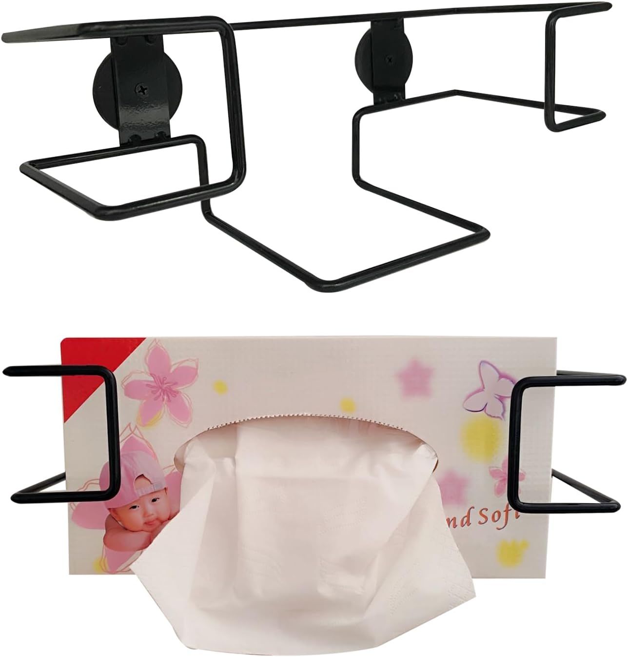 Glove Dispenser Holds Boxes,2 Pcs Glove Box Holder