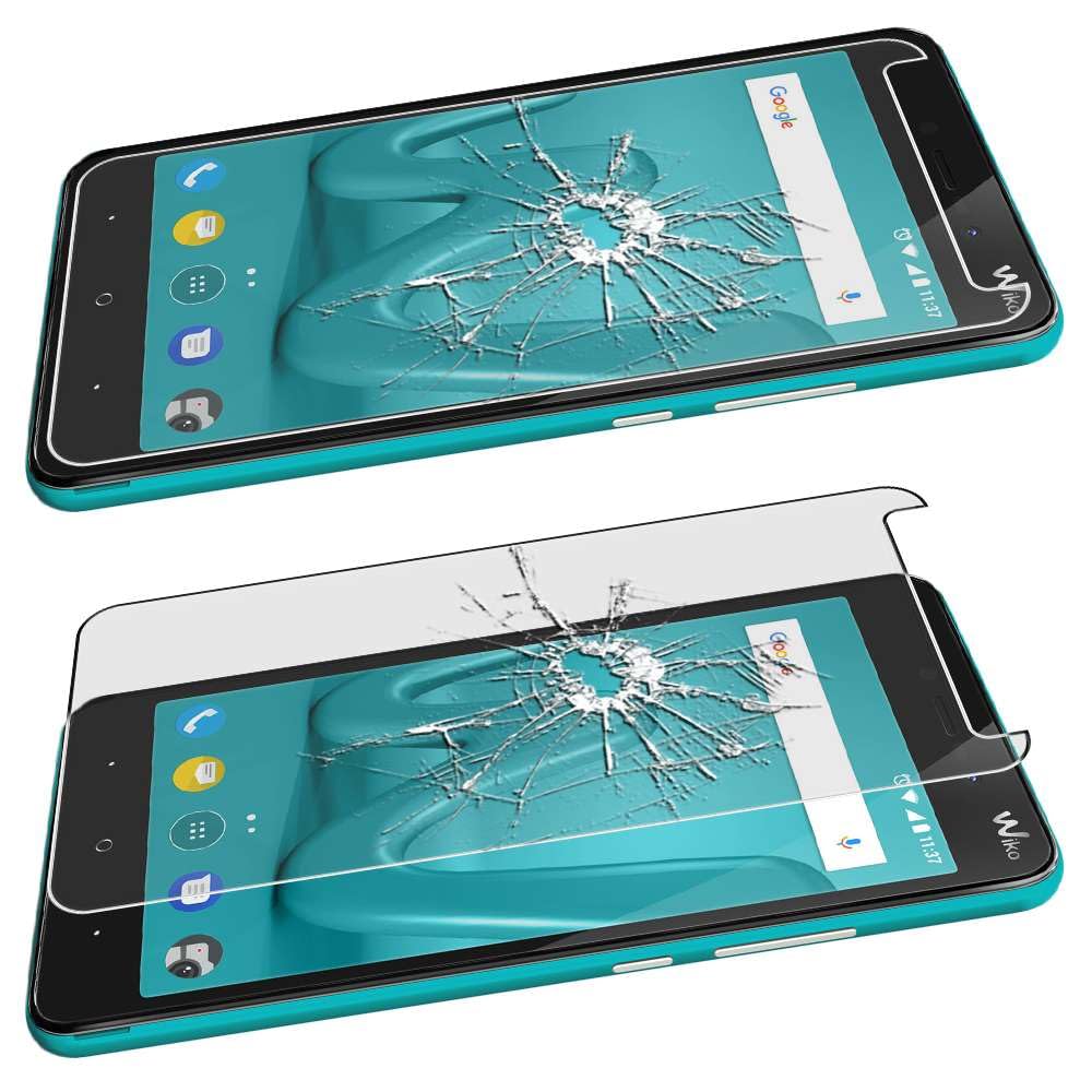 Wallet Case Für Wiko Lenny 4 Plus – PU-Leder Mit Kartenfächern, Standfunktion & Panzerglas Inklusive