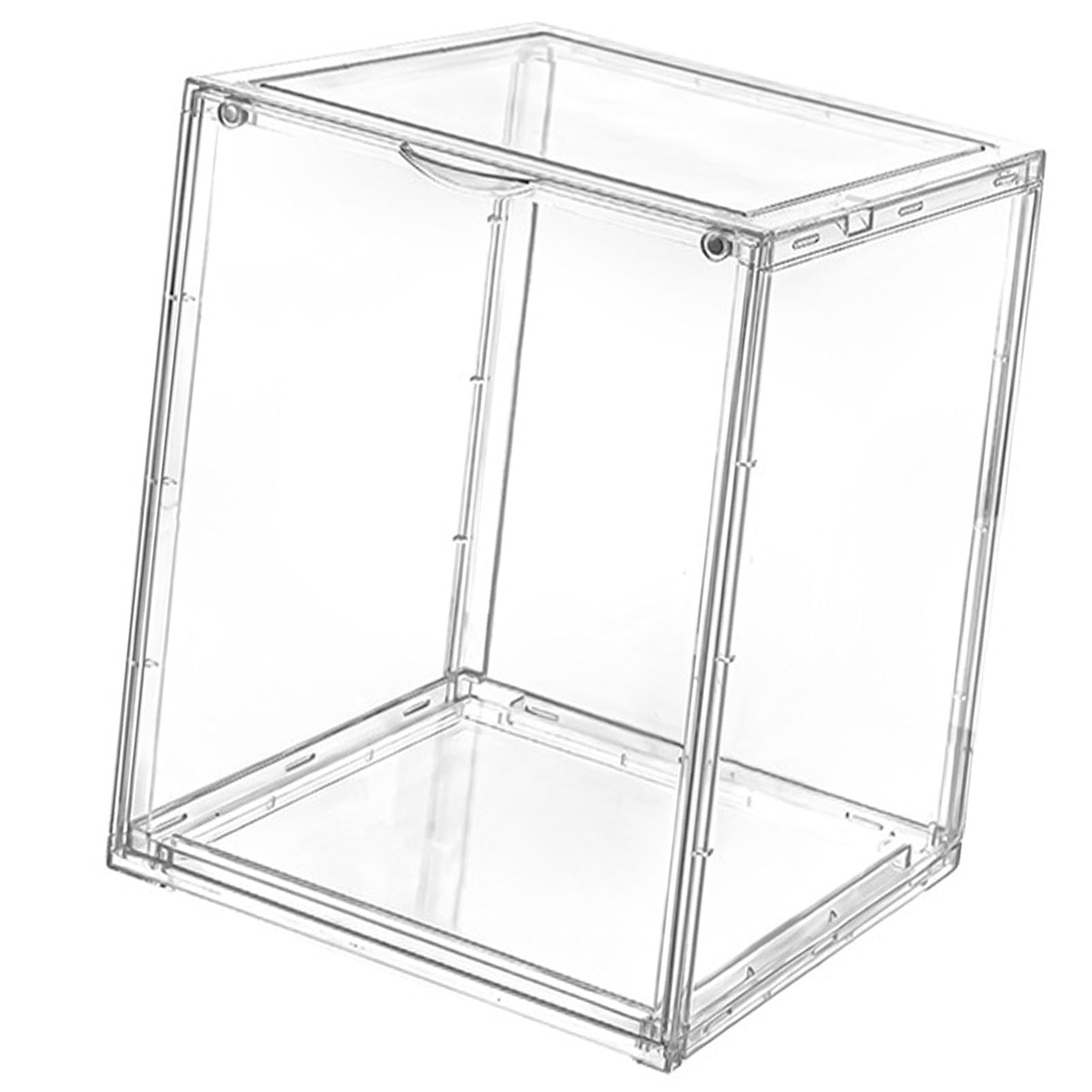 Vetrina per Bambole di Grande capacità Vetrina Trasparente per Action Figure da Collezione Supporto Magnetico Antipolvere per Bambole