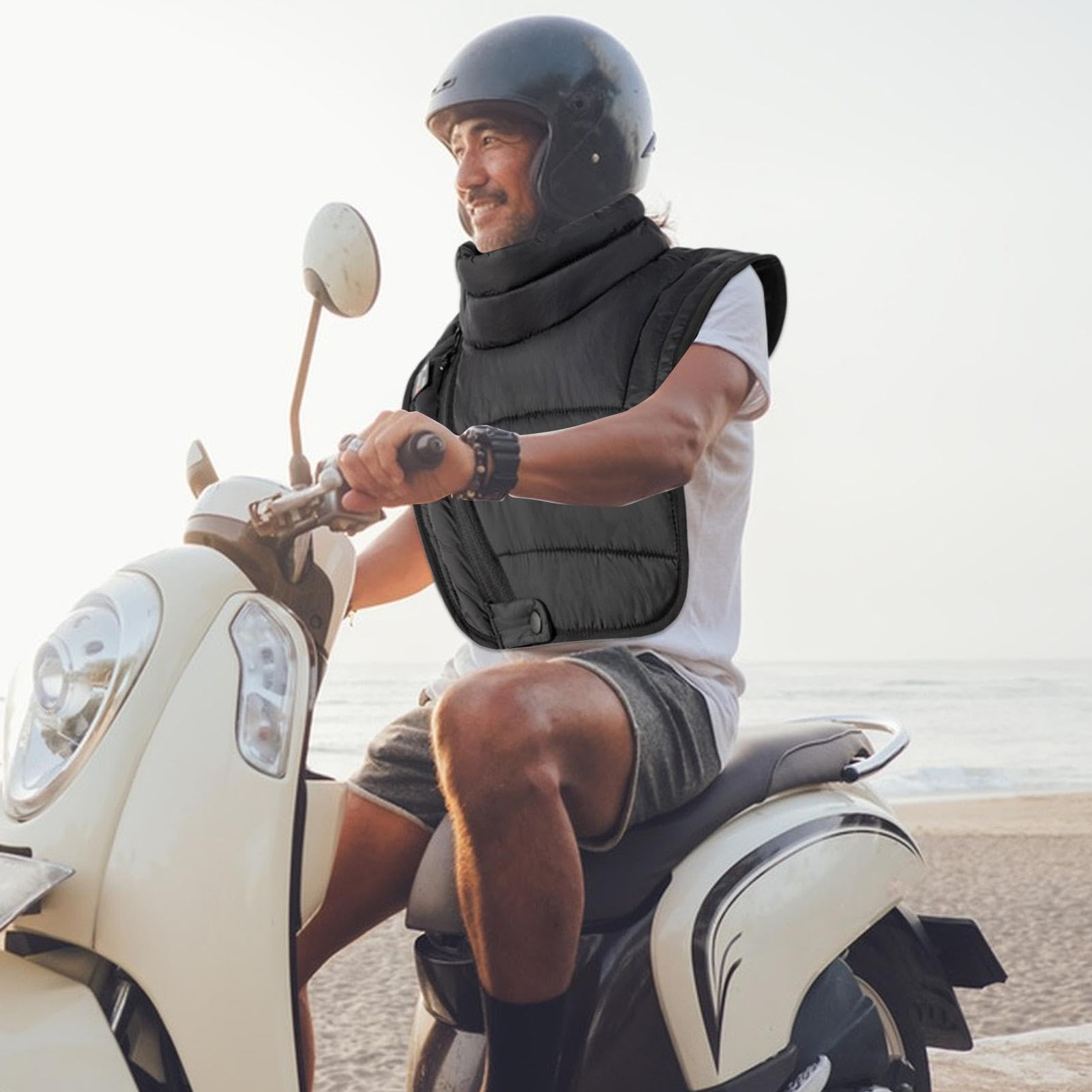 Scaldabagno Collo Invernale - Scaldabagno Inverno Collo Moto,Scaldino Da | Moto Invernale Impermeabile Uomini | Scaldabagno In Cotone Antivento Uomini Equitazione