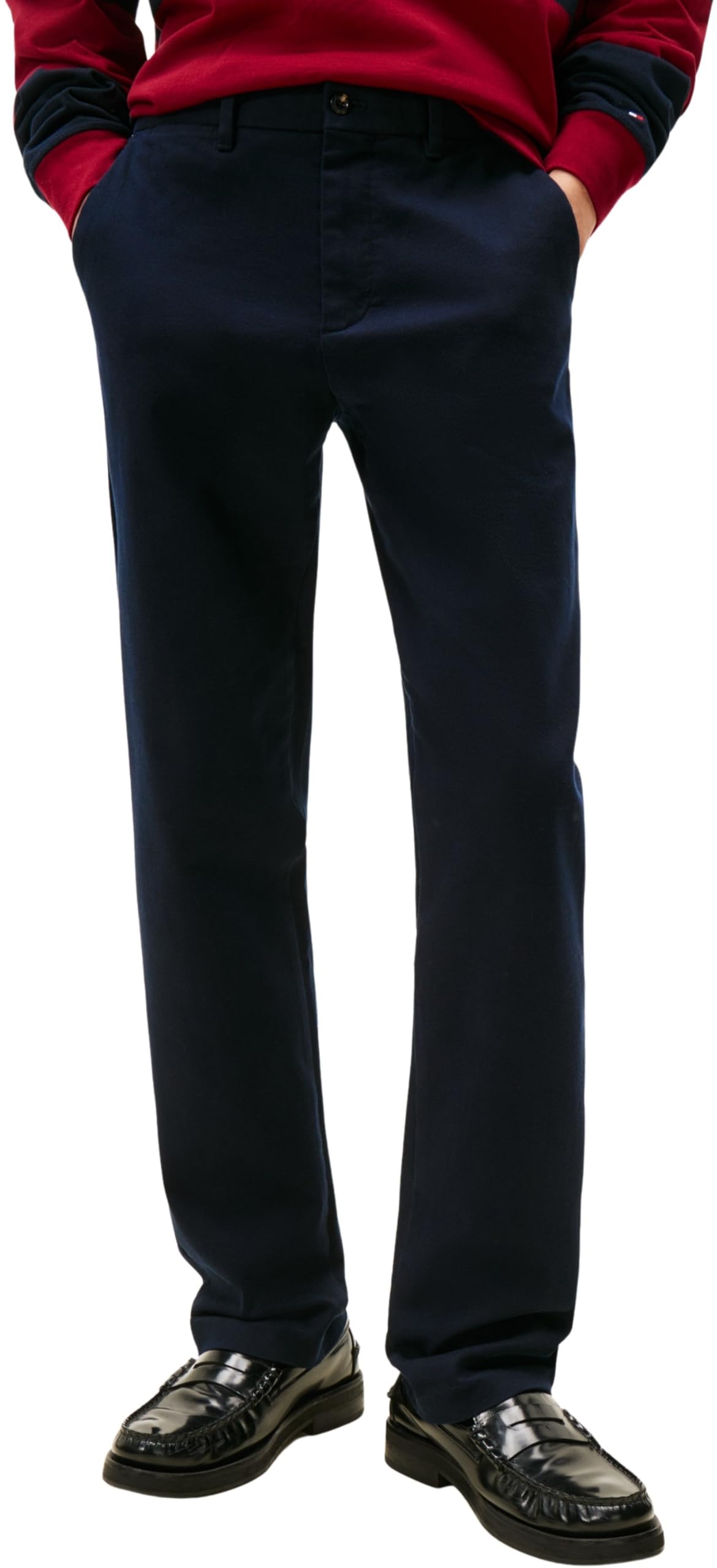 Tommy Hilfiger Herren Chino Denton Brushed Twill Chino Mw0mw41529