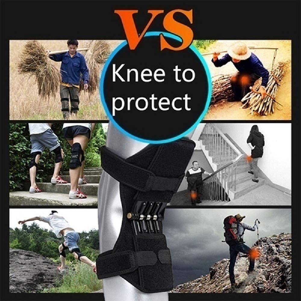 Federbelastete Kniebandage,Kniebandage,Kniebandage in Übergröße für Arthritisschmerzen und Unterstützung,Kniebandage zum Laufen,Wandern (1 Paar),3spring