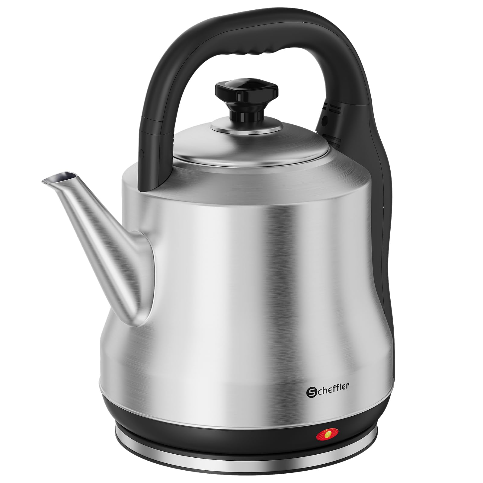 Wasserkocher Edelstahl 4,5L,1800W Vintage Electric Kettle, Klappbarer Griff