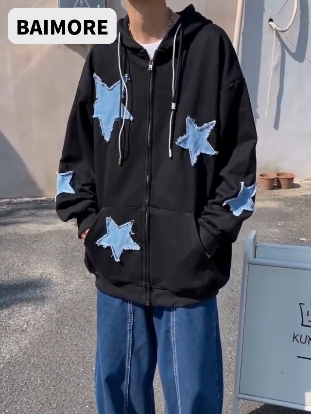 Amazon.com: BAIMORE Unisex Vintage Blue Star Patch Drawstring Amazon.com: BAIMORE Unisex Vintage Blue Star Patch Drawstring