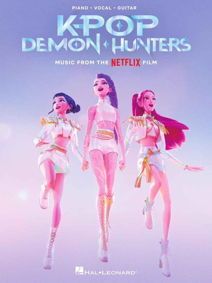 K-Pop Demon Hunters - Music From the Netflix Film | Piano/Vocal/Guitar Sheet Music Arrangmements with Guitar chords | Songbook with PVG for