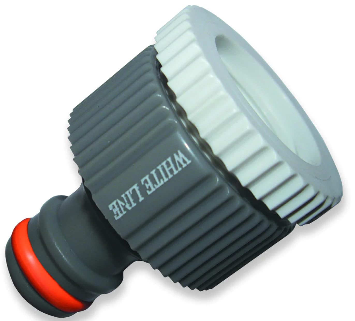 Garden Hose All Connectors Fittings Universal Standard Hozelock Valves Male Female Compatible White (3/4" & 1" Tap Connector)