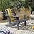 SAFAVIEH PAT6746A Outdoor Collection Lanty Teak Adirondack Side Chair