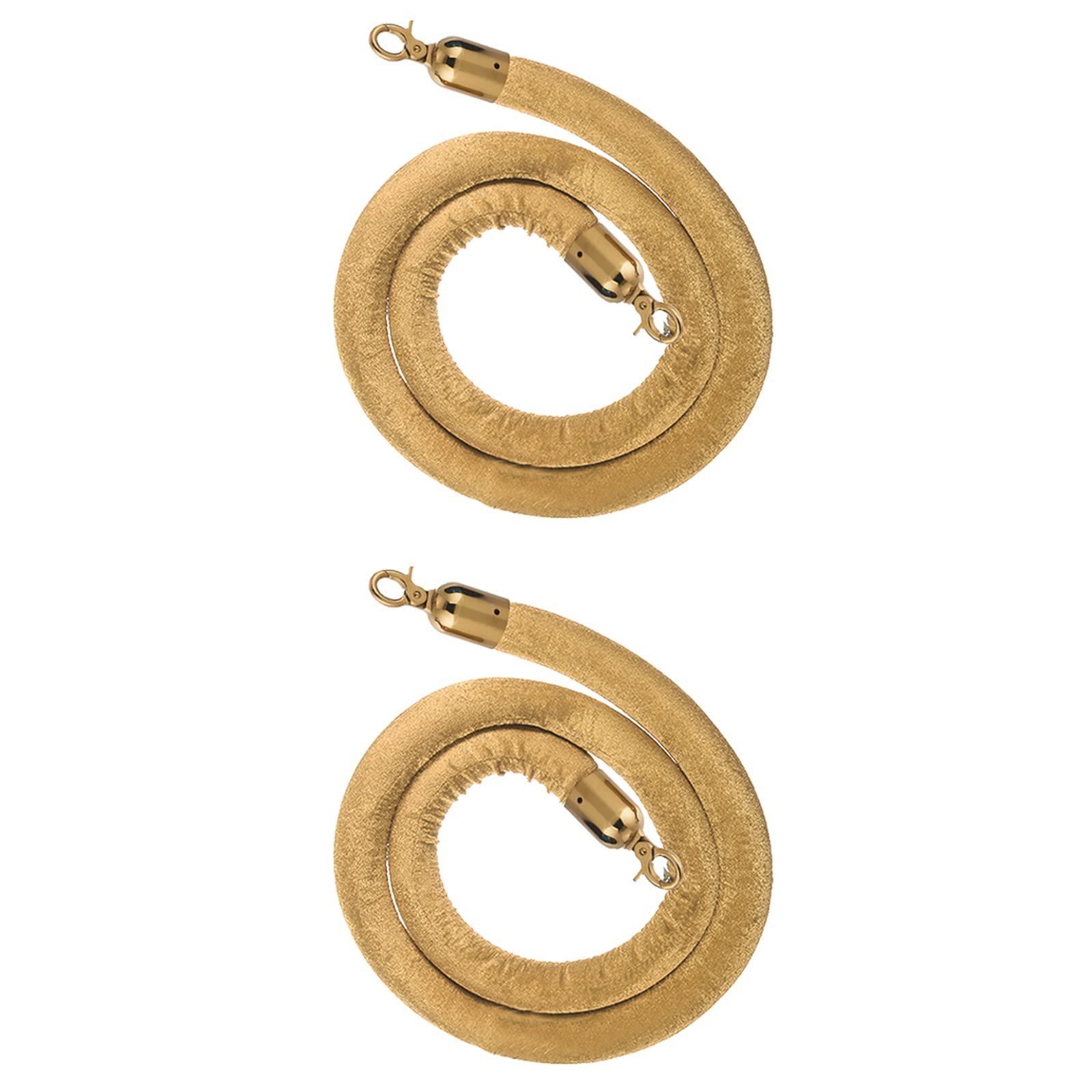 GLDYTVF 2Pack Velvet Rope Barrier SetPremium Crowd Control Stanchions with FoamCore RopesPerfect for Event Management Red Carpet Queueing and Access