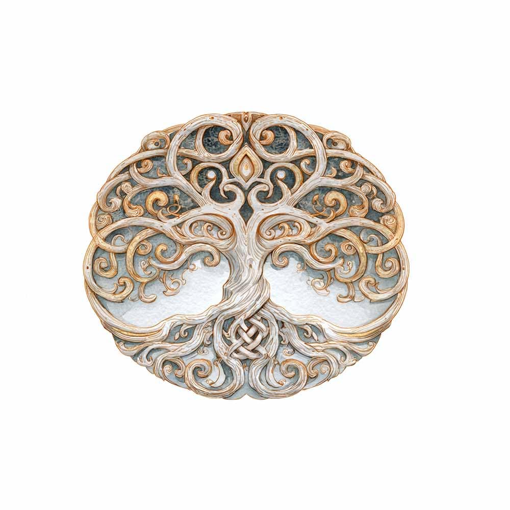 ZAMAEIU Tree of life wall art Twining-veined trees abstract canvas wall, For Bathroom, Living Room, Bedroom, Office.Gift for Home Decor(brown)-30x50cm Unframed