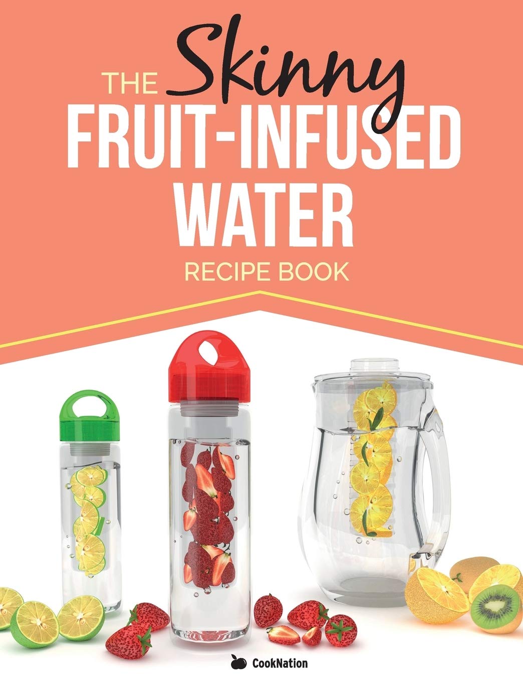 The Skinny Fruit-Infused Water Recipe Book, CookNation, 9781910771426 New<-