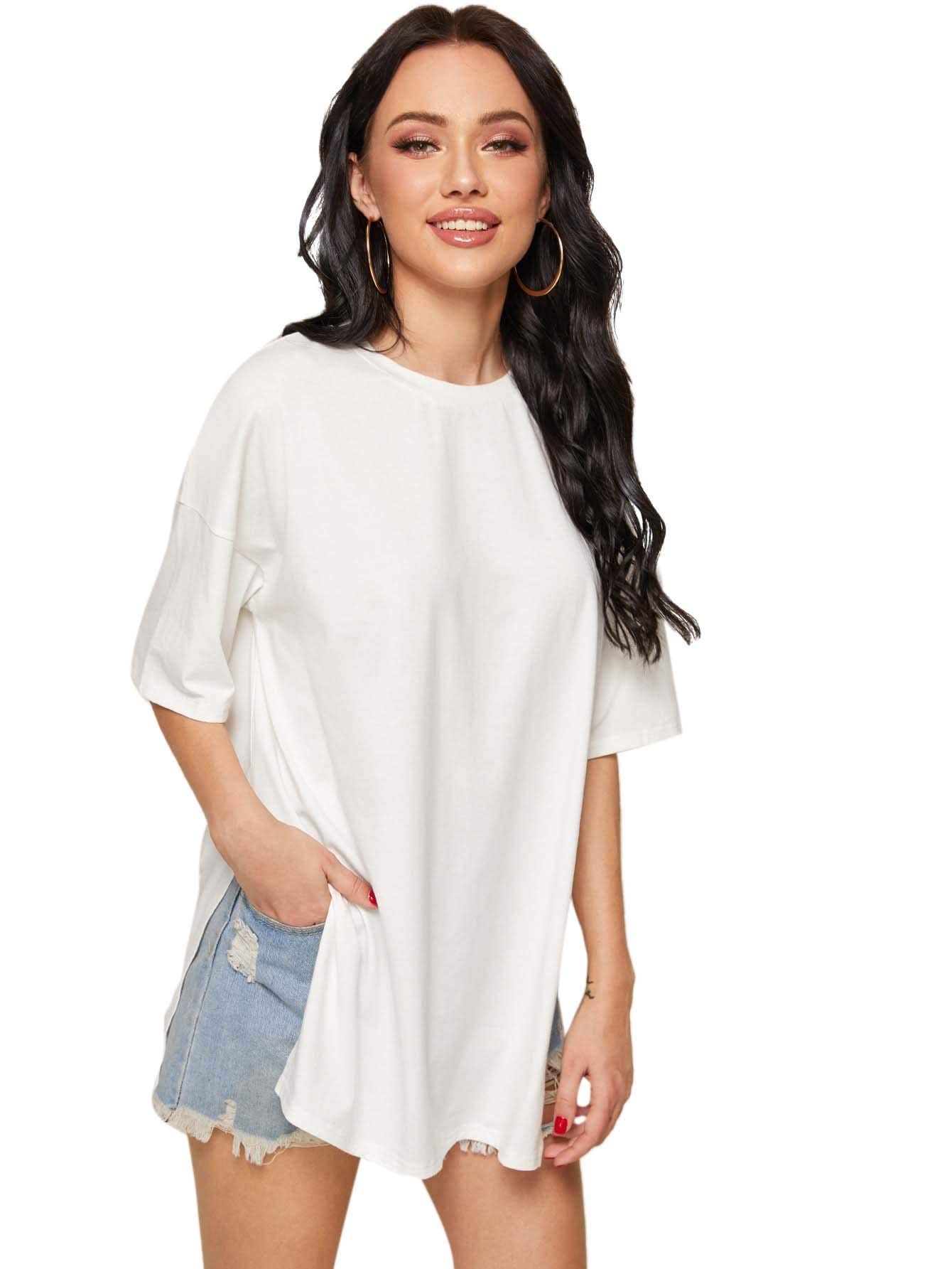 Floerns Blusa de oficina con cuello de empalme de encaje para mujer