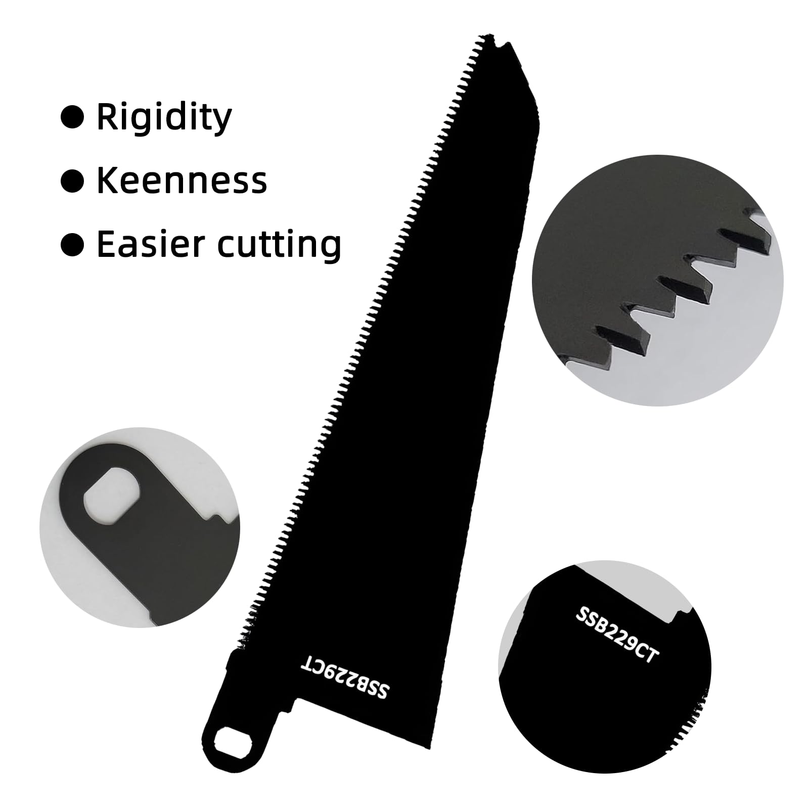 2PCS SSB229CT Scorpion Saw Blades for Black and Decker Piranha Scorpion Saws Reciprocating Saw Blades for Cutting Wood Plastic Compatible with FKS890E KS890ECN KS890EK KS890GT KFBES850K KS880 - Image 3