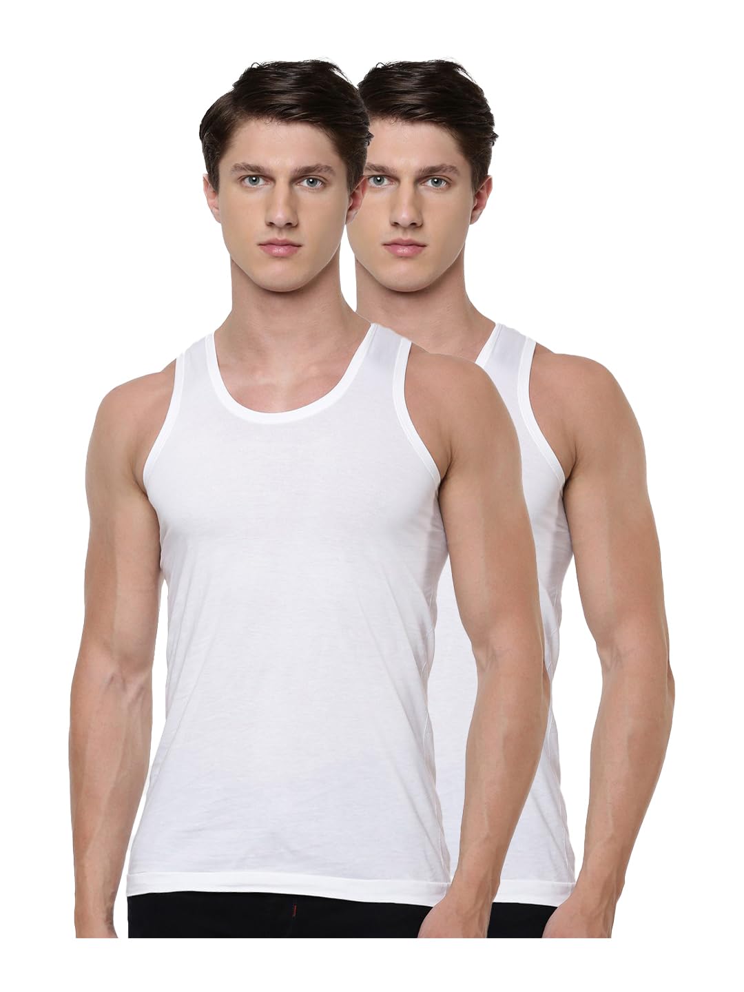 ramraj cotton Ramraj Men's Cotton Pack of 2 Solid Sleeveless Round Neck with Extended Length for Easy Tuck-picture-16