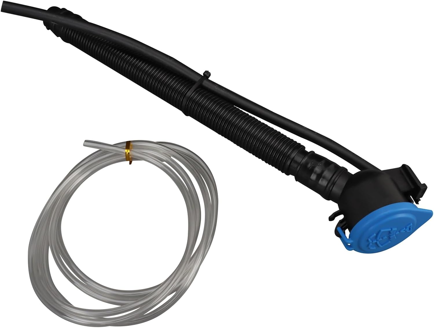 TRQ Windshield Washer Reservoir Assembly Pump Compatible with 2016-2020 BMW X1 Without Headlight Washer 2018-2019 X2 Without Headlight Washer