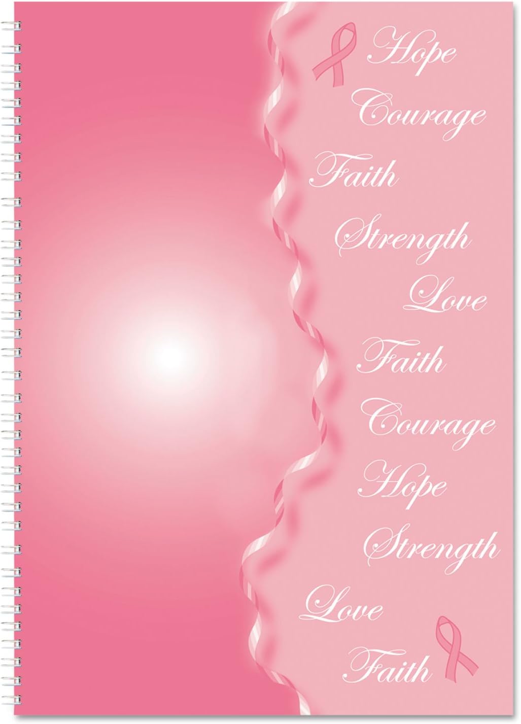 House of Doolittle 5226 Recycled Breast Cancer Awareness Monthly Planner/Journal, 7 x 10, Pink, 2018