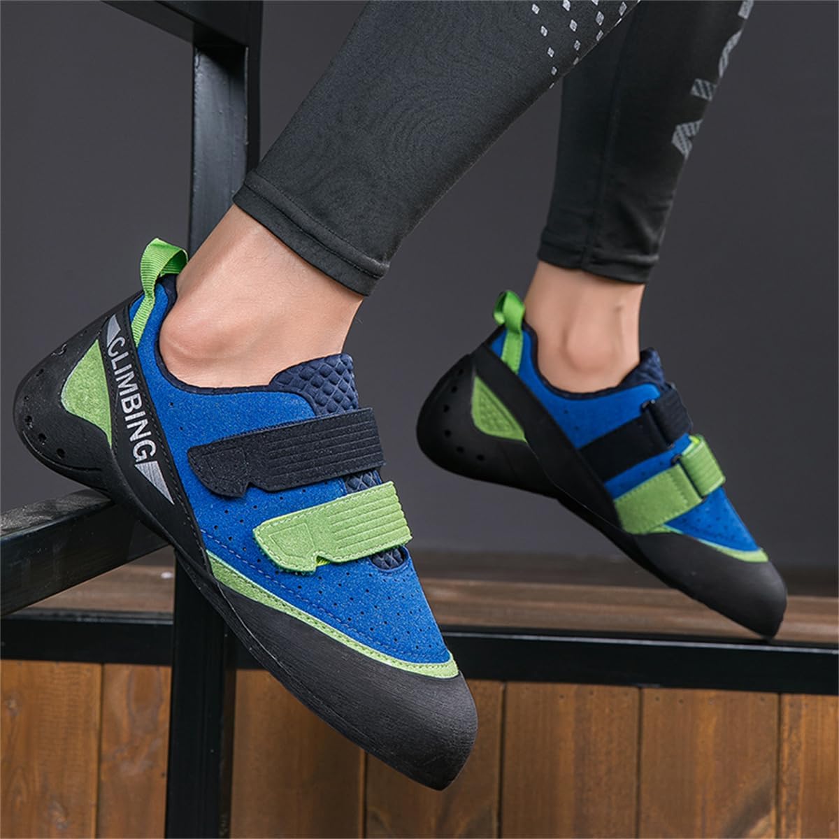 Ladies Wall Climbing Shoes, Breathable Fashion Bouldering Shoes Lightweight Casual Ladies Indoor Sport Gym Sneakers