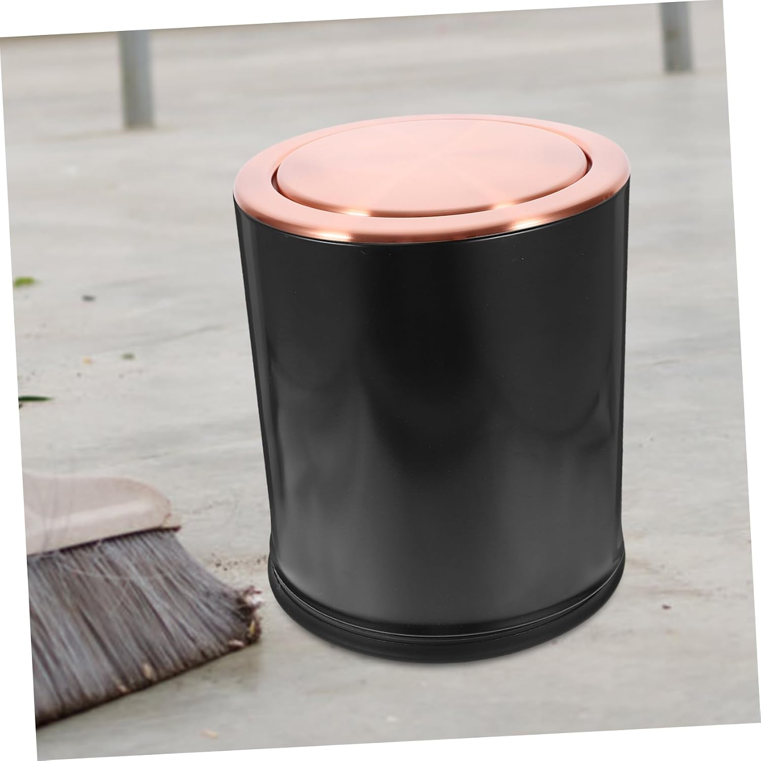 Stainless Steel Recessed Trash Can Lid Restroom Flip Lid for Kitchen Supply