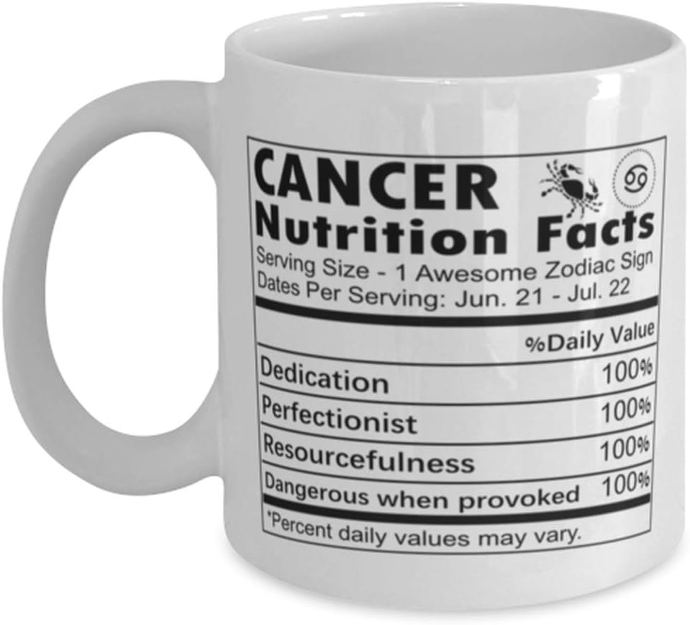 Cancer Mug, Cancer, Cancer Zodiac Mug, Zodiac, Astrology