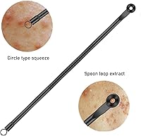 Vista 3 de Kit de herramientas para eliminar espinillas, 4 piezas, herramienta extractor de espinillas para nariz y cara, juego de herramientas de eliminación