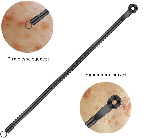Miniatura 3 de Kit de herramientas para eliminar espinillas, 4 piezas, herramienta extractor de espinillas para nariz y cara, juego de herramientas de eliminación