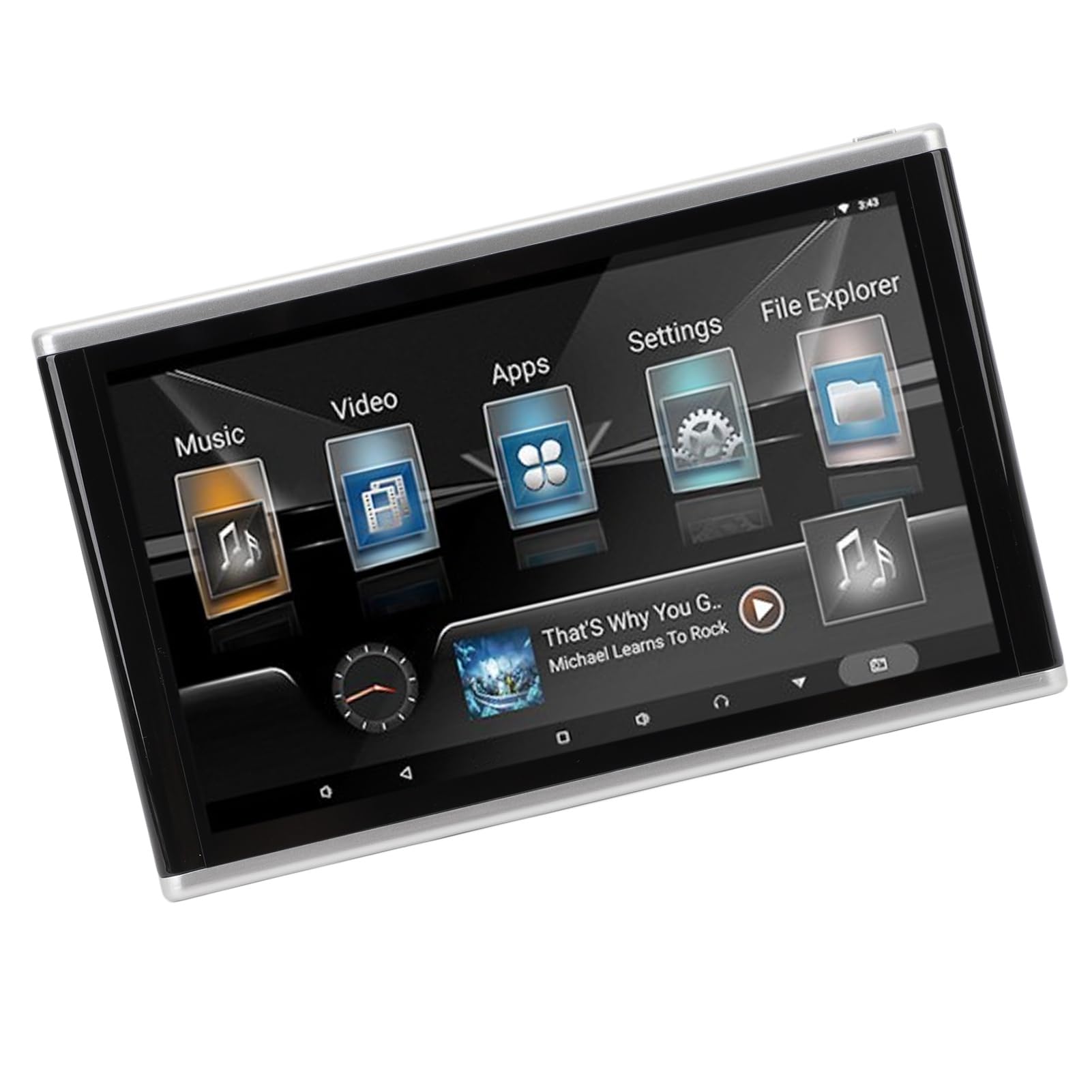 Supporto per Auto 4K 10,1 Pollici, Tablet Monitor per Poggiatesta con ROM 1 GB 32 GB, per il Touch Screen IPS del Sedile Posteriore, per i Monitor TV dei Sedili Posteriori