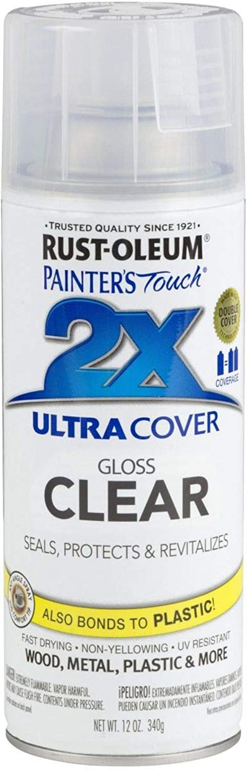 Rust-OleumPainter's Touch Ultra Cover 2x Enamel Sprays (Clear,12oz)