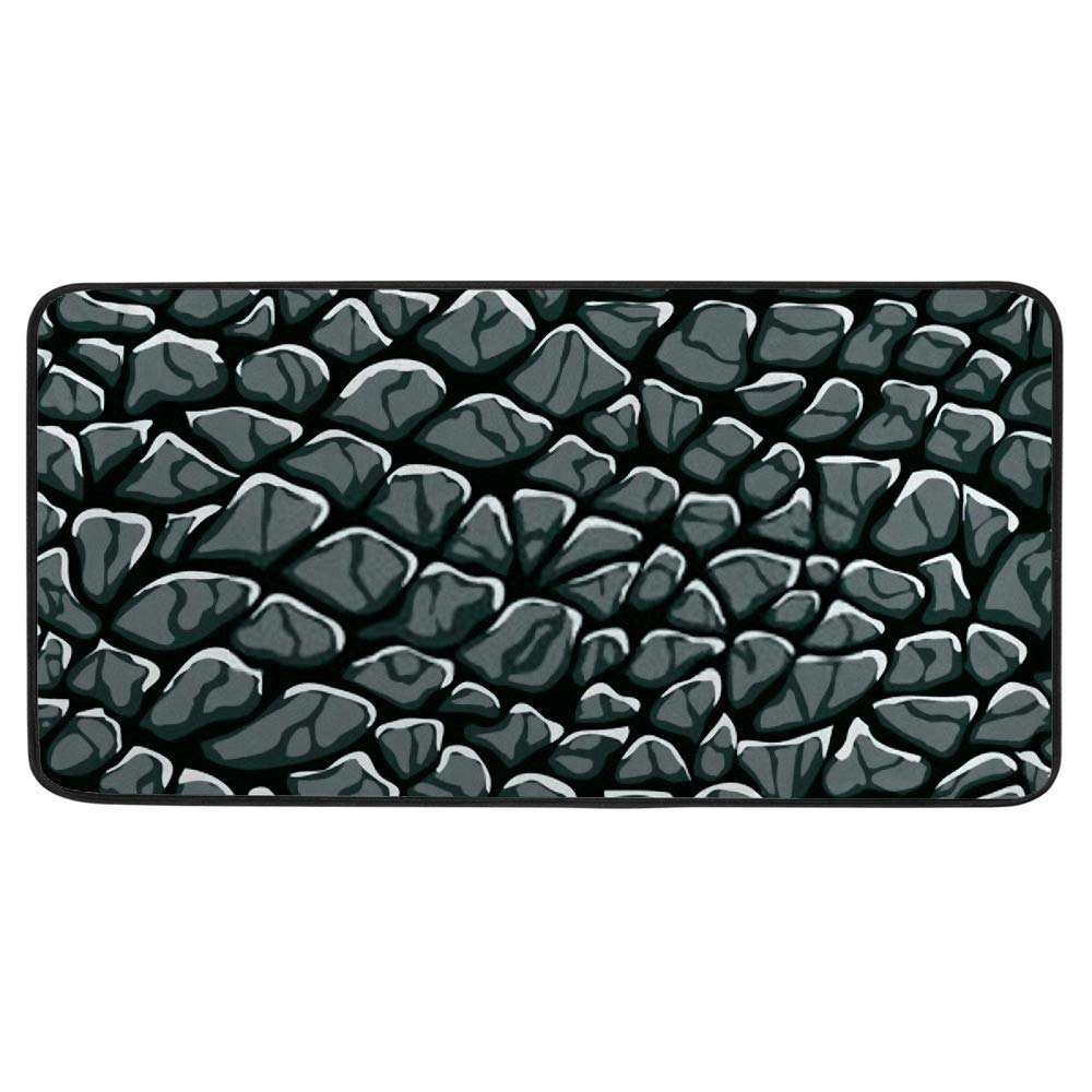 Tapis de cuisine 39x20 inch CHEHONG en polyester et envers antidérapant