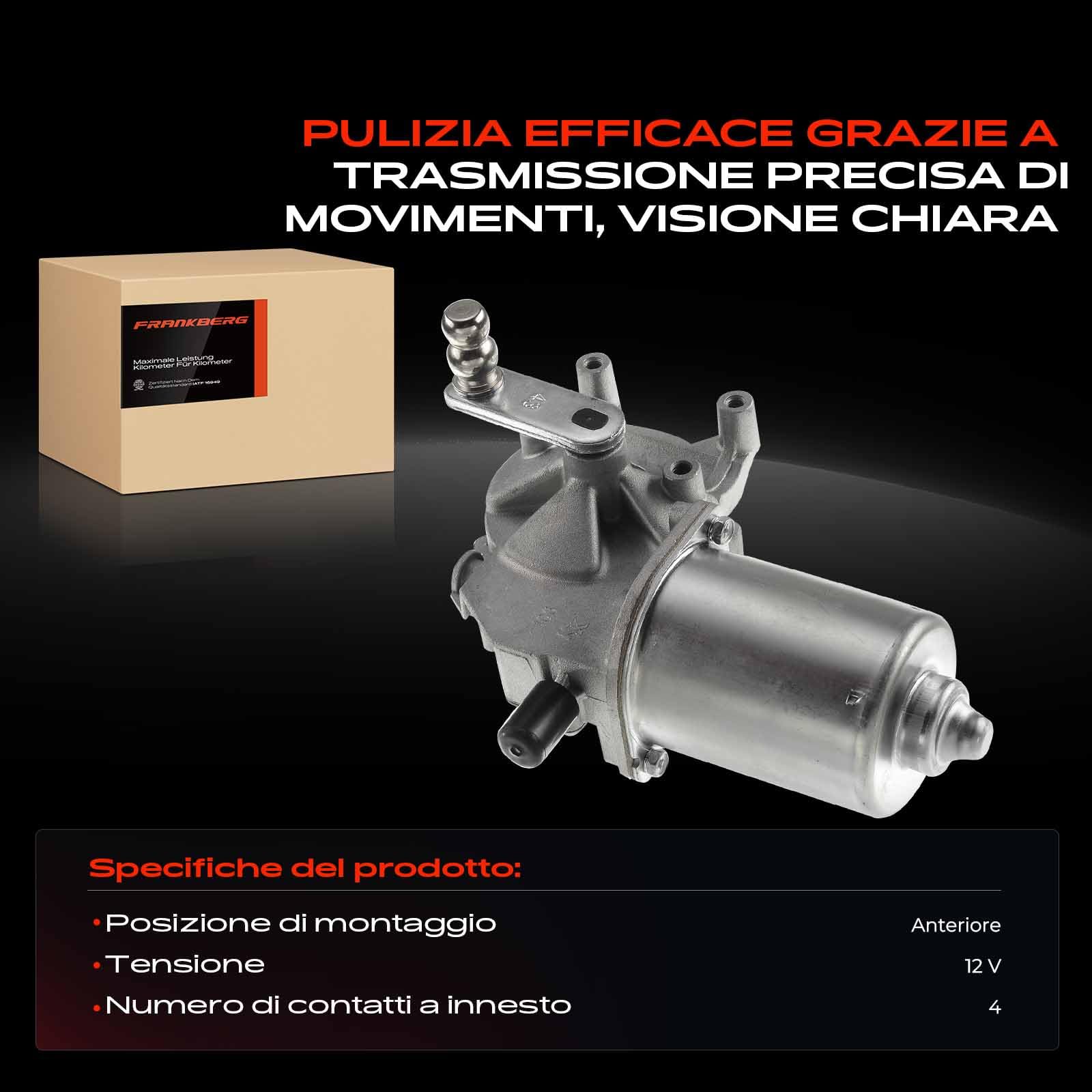 Frankberg Motore Tergicristallo Motore Tergicristallo Parabrezza Compatibile con R.a.n.g.e R.o.v.e.r Evoque L538 R.a.n.g.e R.o.v.e.r Evoque Cabriolet L538 Replace# LR024224,W0027101