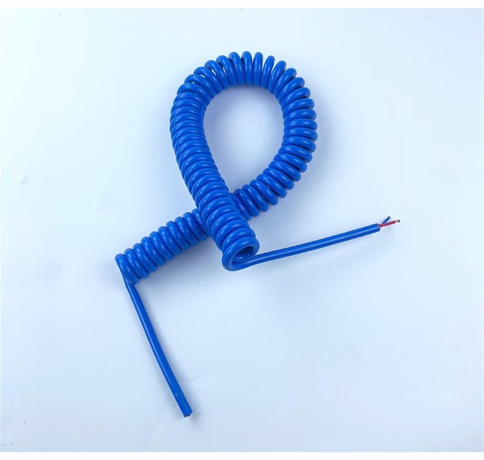 Spiralny przedłużacz zasilający z PVC | Rozciągnięcie 1-18 m Pogoda na zewnątrz.: Spiralny przedłużacz zasilający(Stretch 5 meter)
