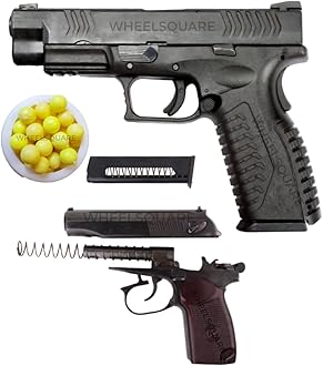 P729 Spring Action Toy Gun with 240 BB Plastic Bullets I High-Capacity Blaster for Outdoor Battles Safe Birthday/Diwali Gift for Boys & Girls (Age 8+) I BIS Certified |