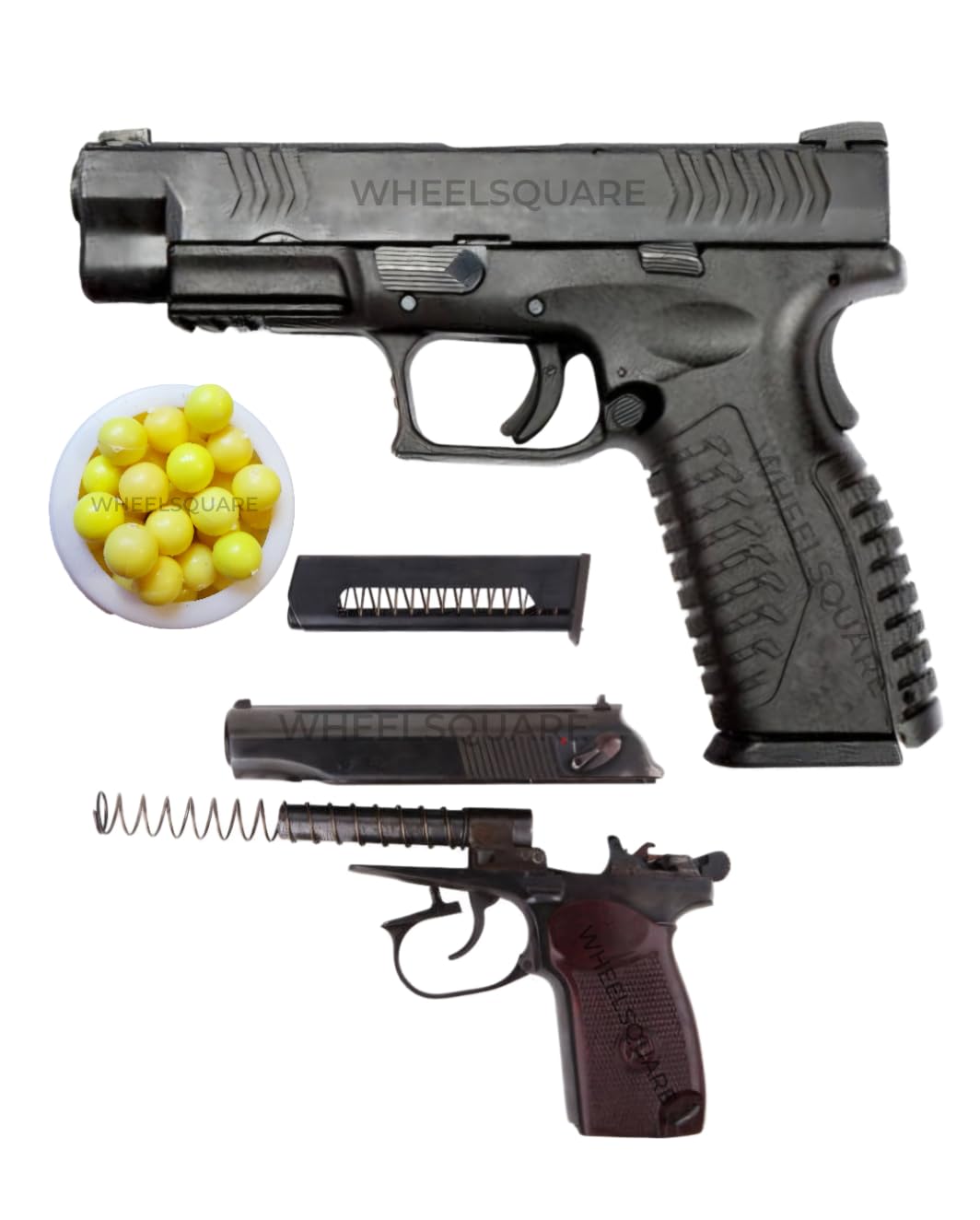 P729 Spring Action Toy Gun with 240 BB Plastic Bullets I High-Capacity Blaster for Outdoor Battles Safe Birthday/Diwali Gift for Boys & Girls (Age 8+) I BIS Certified |