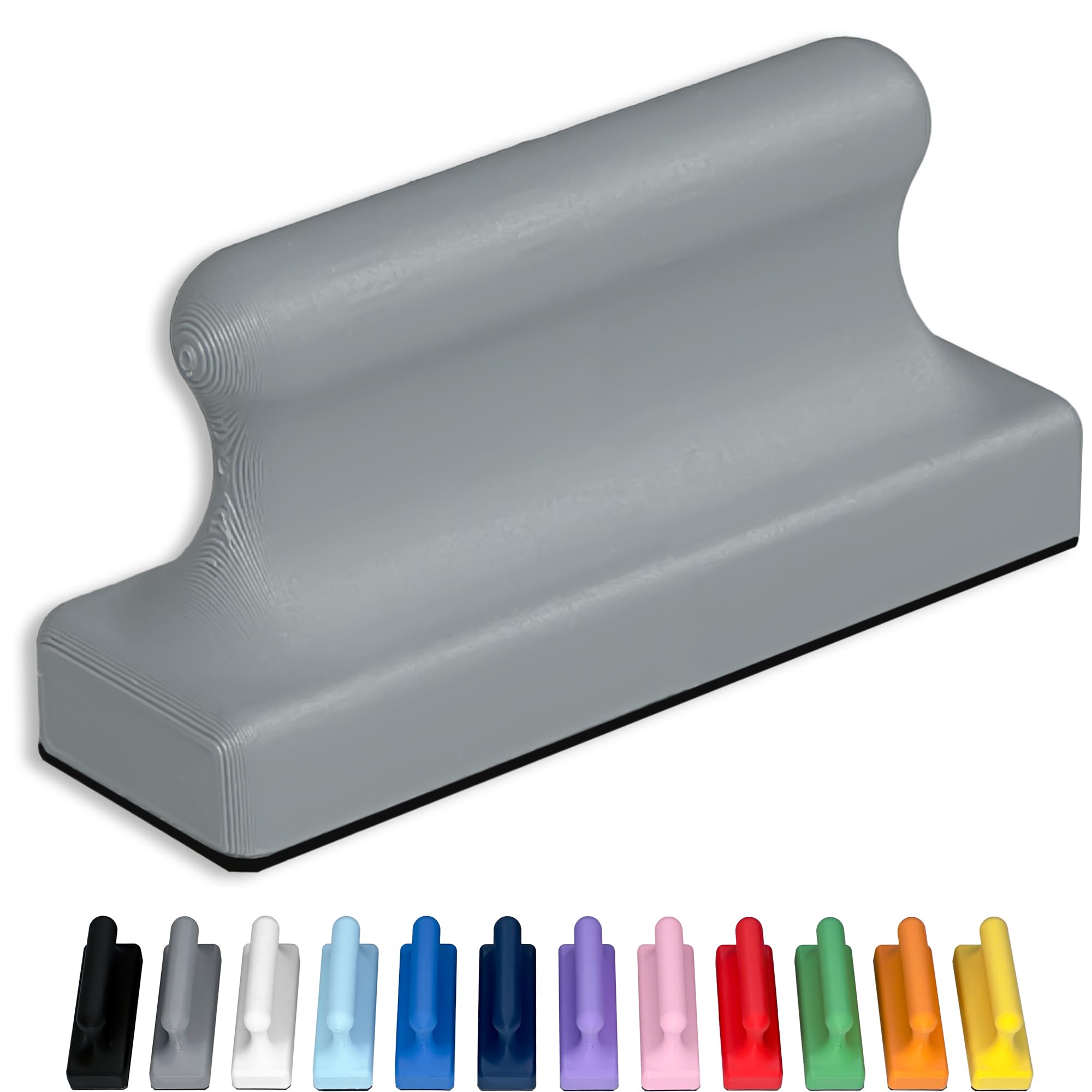 Glassboard Studio Mega Magnets - Neodymium - Heavy Duty, Colorful, Ergonomic, Ideal for Crafting, Quilting, and as Magnetic Knife Holders (1, Steel Gray Pawn) โ image 1
