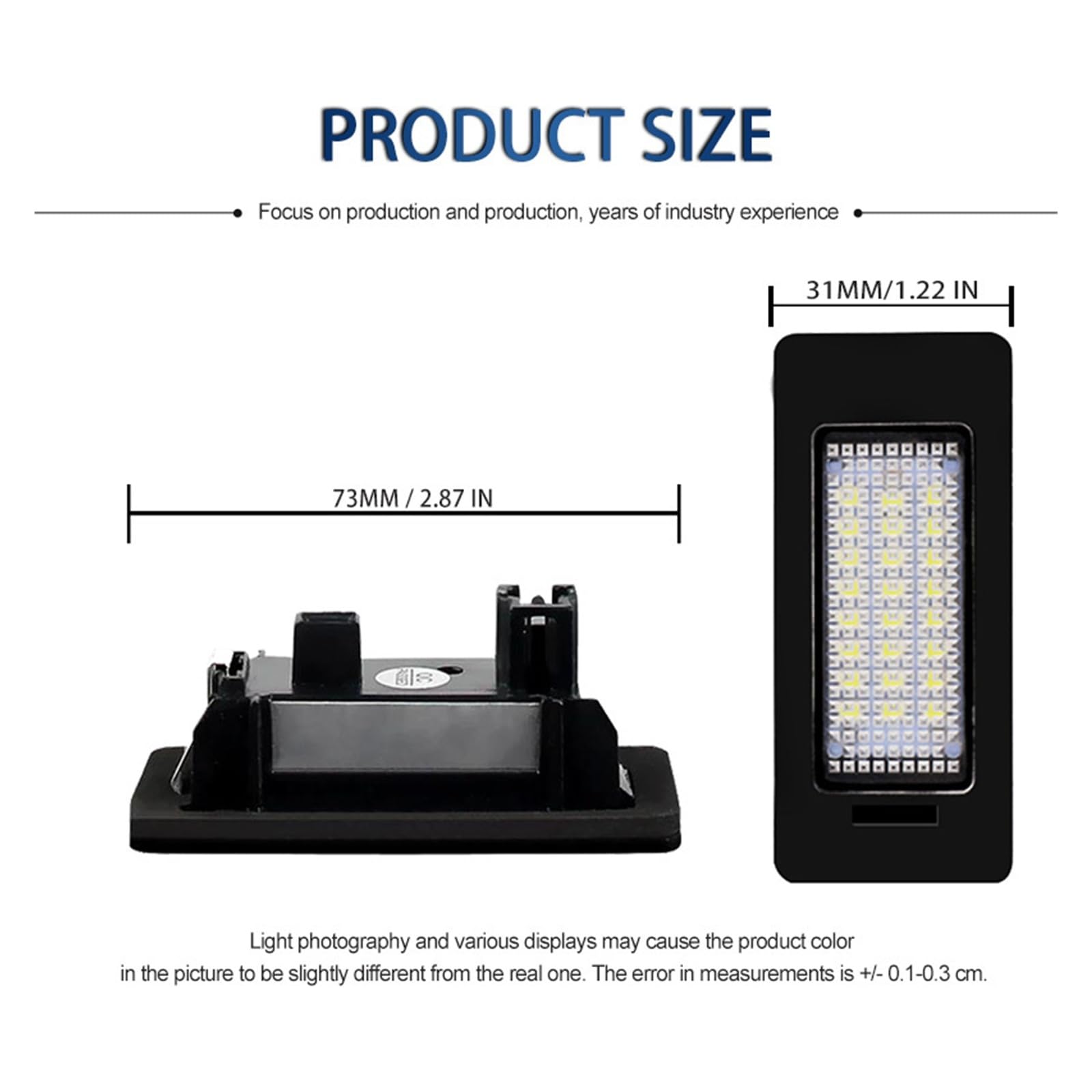 For Volkswagen Sharan 7N 2011+ Auto Canbus Nessun Errore Luminoso LIGHT Luci di Segnalazione Numero di Licenza Luce Targa DC12V Bianco