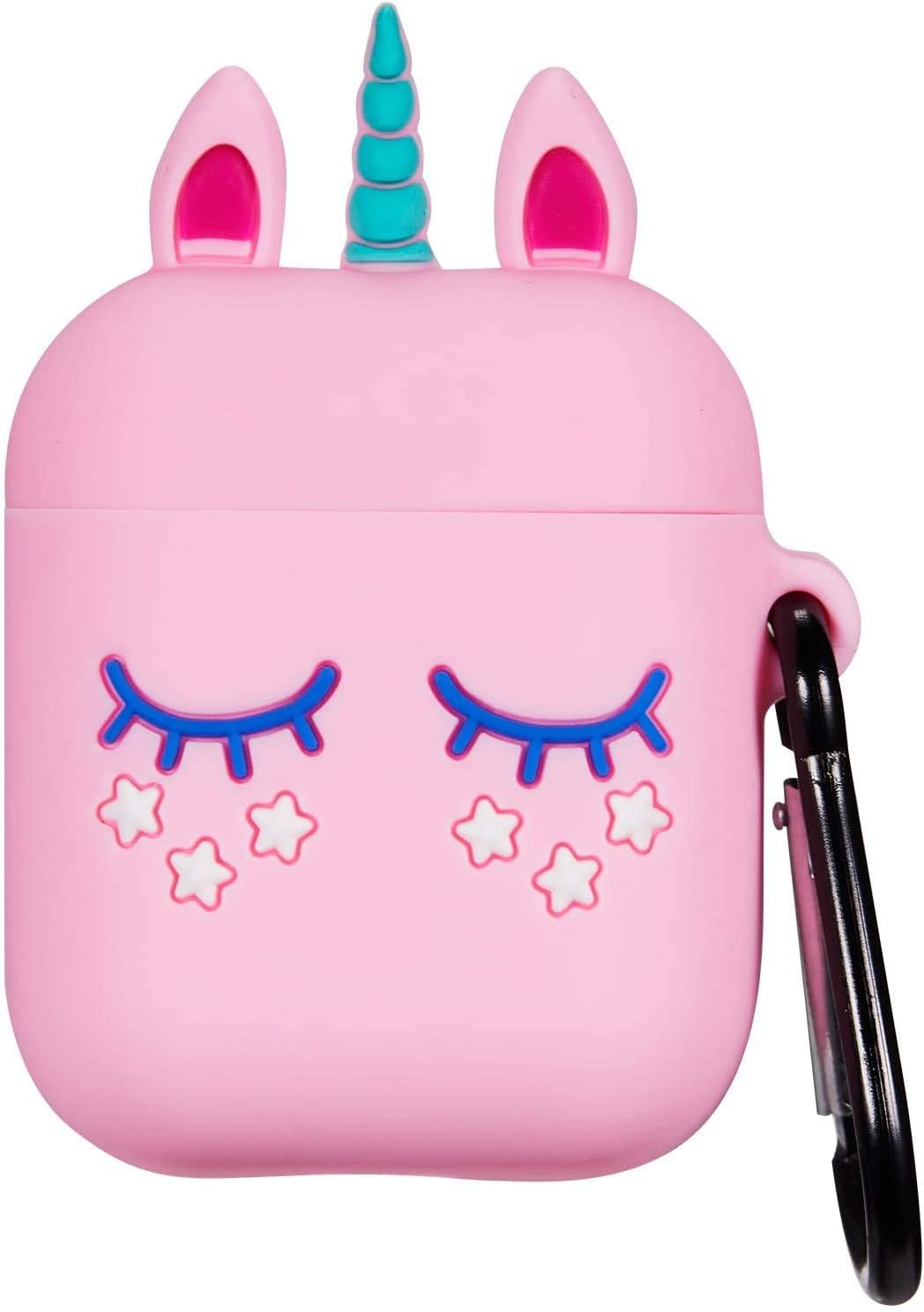 Hales UK - Custodia in silicone per Airpods 1 e 2, motivo: unicorno,  colore: Rosa : Amazon.it: Elettronica