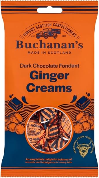 Buchanan's Ginger Creams, Confectionery, 120g Bag